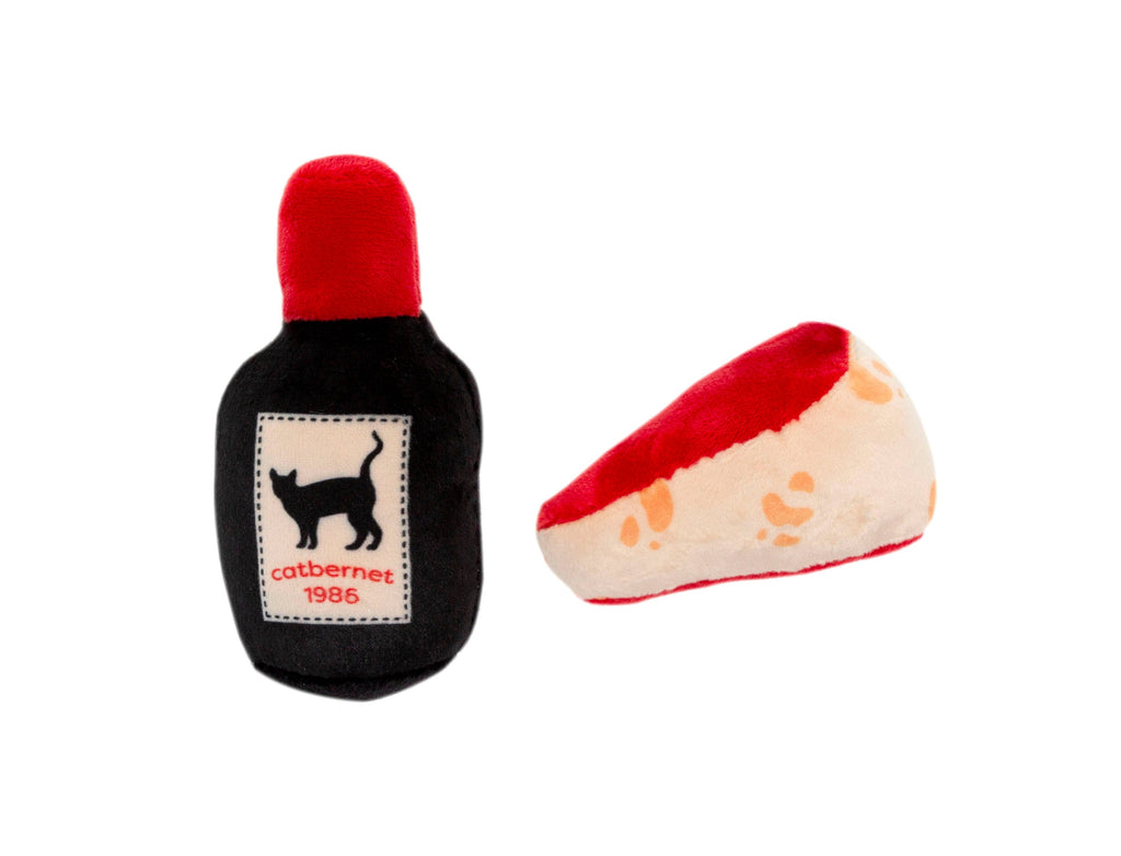 Cheese and Wine Cat Toys